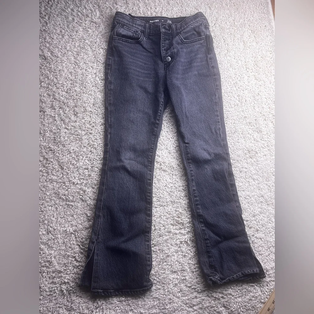 GIRLS OLD NAVY JEANS HIGH RIDE FLARE SIZE 14 EUC